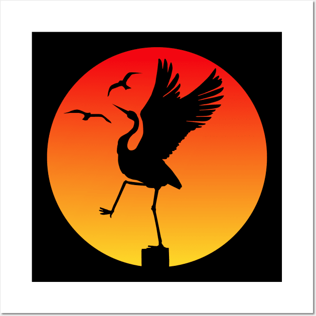 Crane Kick Wall Art by DetourShirts